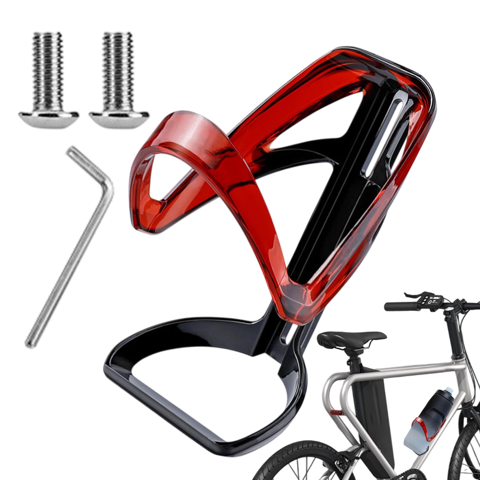 Bike Drink Cup Holders,Bike Cup Holder Rack with Screw Tool | Beverage Container Bracket Cycling Accessories for Trek Commuting Road Mountain Exercise