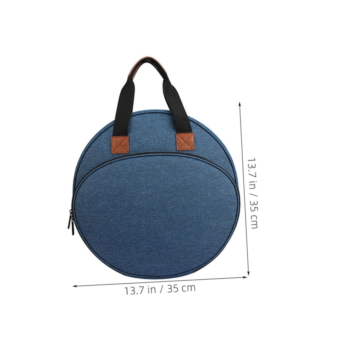 ARTIBETTER Embroidery Kit Storage Pouch Felt Handbag Sewing Kit Bag Zipper Elastic Bottom for Scissors Tools