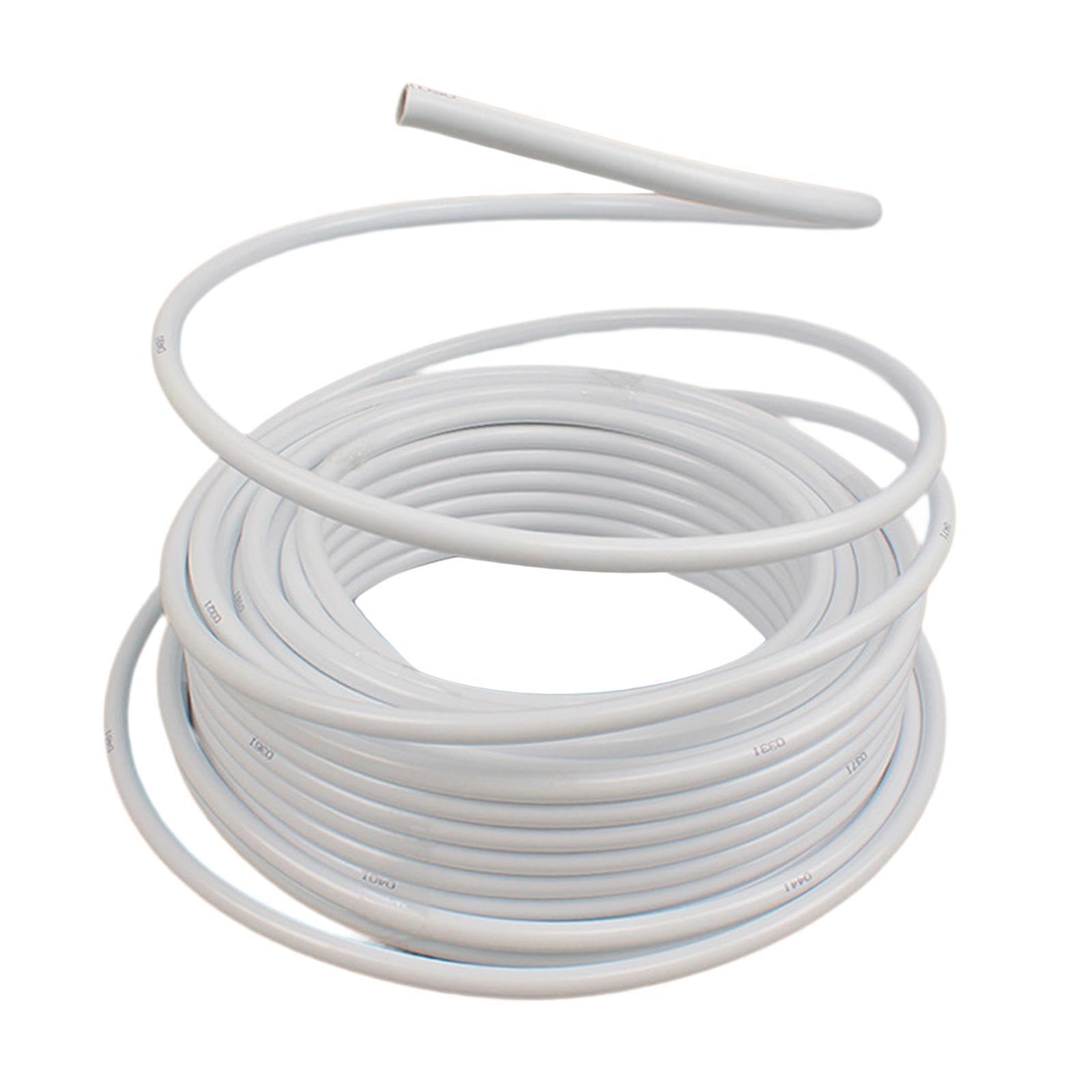 Tubo modellabile in PVC portatile da 5 metri di lunghezza per decorazioni per matrimoni, feste, styling e fai da te, tubo modellabile in PVC per, Bianco, 10m