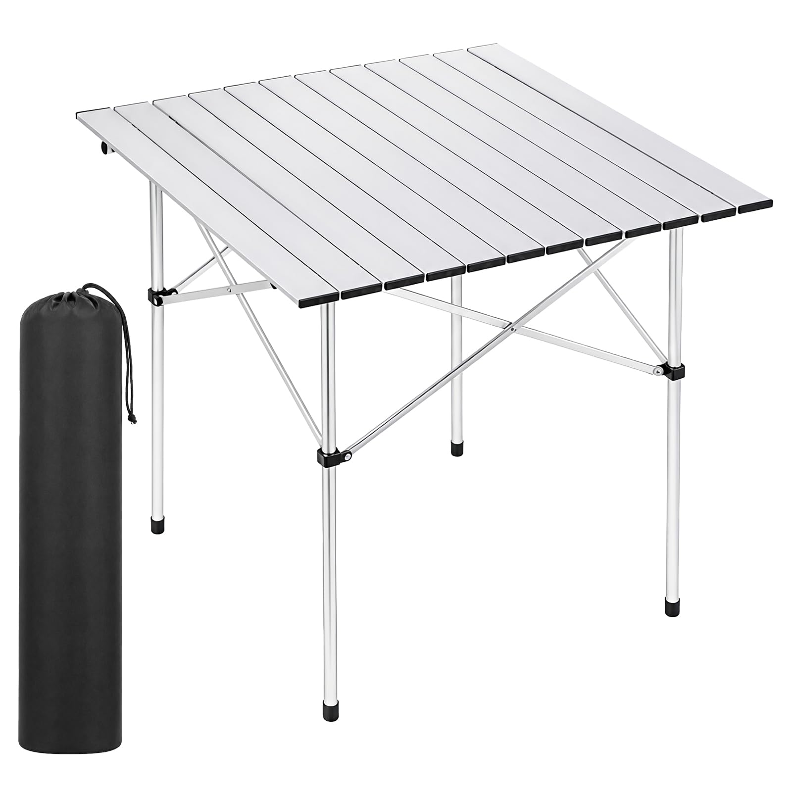 Minifactory Folding Camping Table, Lightweight Portable Camping Table for Outdoor Use, Durable Aluminum Camping Furniture Table for Camping, Hiking, Picnic, Beach, Garden