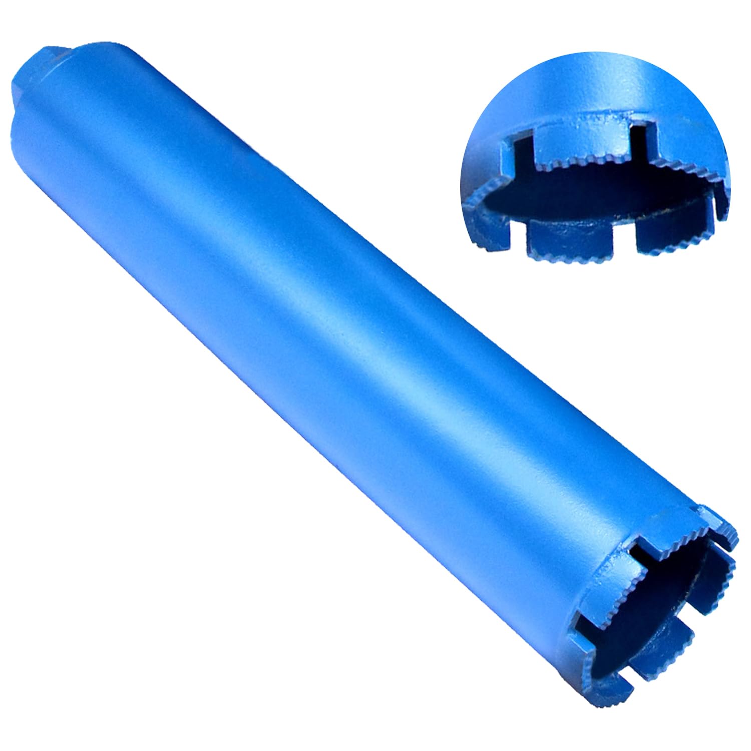 LCubro 2" Wet Core Drill Bits with 1-1/4"-7 Thread Featuring 15.74" Drilling Depth 10mm Diamond Segment Specifically Designed for Heavy-Duty