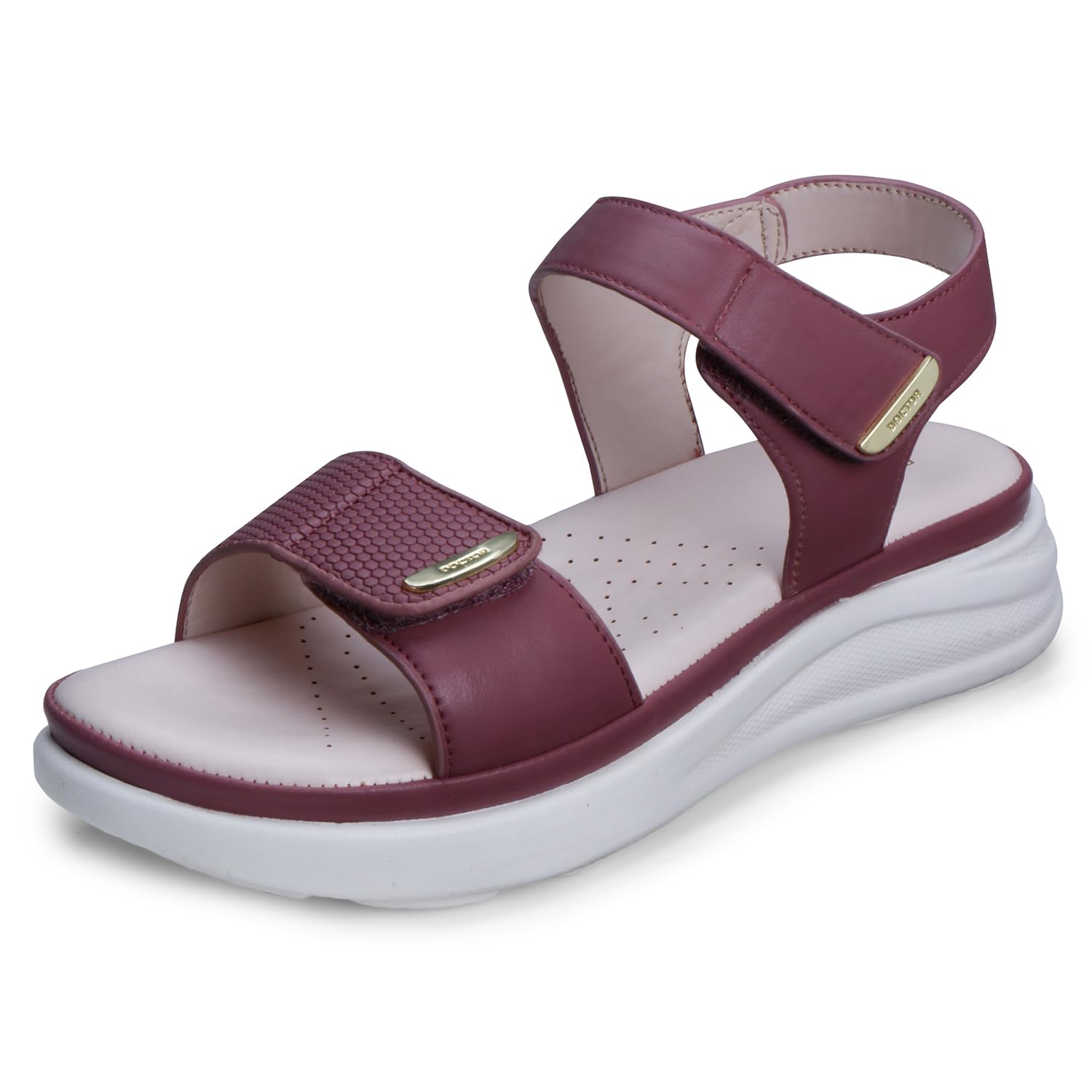 Women's Ultra Lightweight Sandals with Memory Foam Cushion|Stylish & Comfortable|Casual & Non-Slip|Diabetic & Orthopedic Flip Flops with Adjustable Strap Ladies & Girls New-D-610-image-40