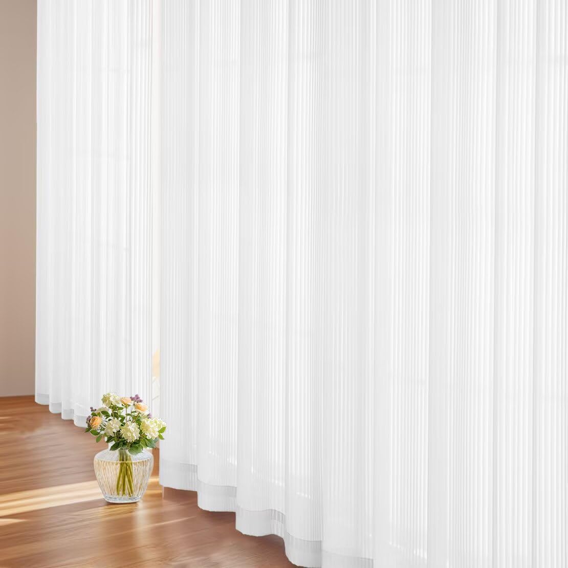 YKFN レースカーテン 透けない 2枚組 丈240cm 幅150cm レースカーテン 遮光 外から見えにくい 夜も透けない UVカット 小窓 レース  おしゃれ 遮像 断熱 遮光 遮熱 保温 省エネ 日焼け防止 目隠し アジャスターフック付き 無地 KAMIMORI ミラーレースカーテン 遮光  夜も透け ...