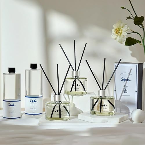 Miniatura 8 de 396 st. Difusor de junco, polvo para bebé, 6.7 onzasjuegos de difusor de junco, fragancia para el hogar, aceites perfumados, decoración del hogar y