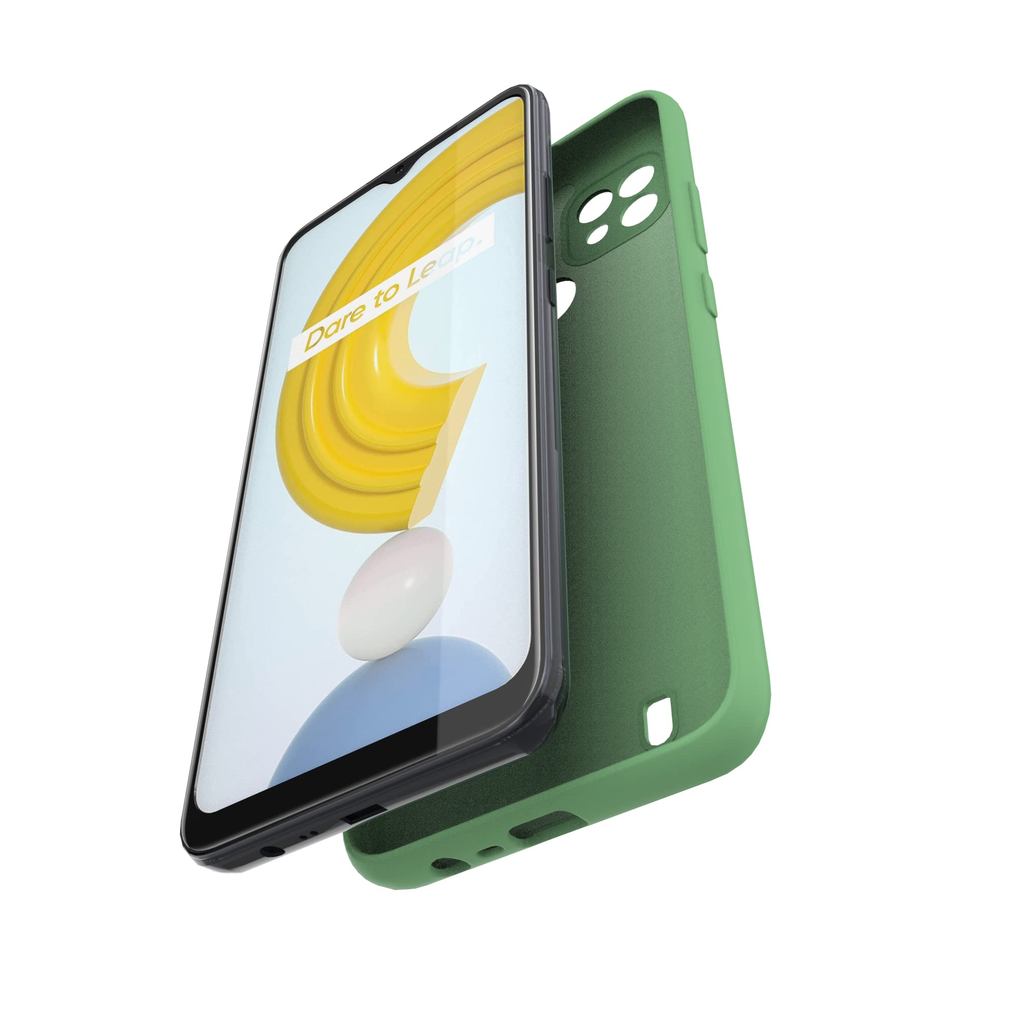 Cover per Oppo Realme C21 + Pellicola Protettiva in Vetro Temperato