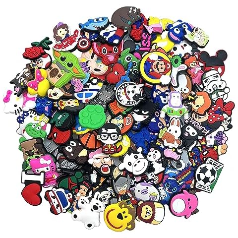 YAOYAO 100 PCS PVC Shoe Charms Set Cover