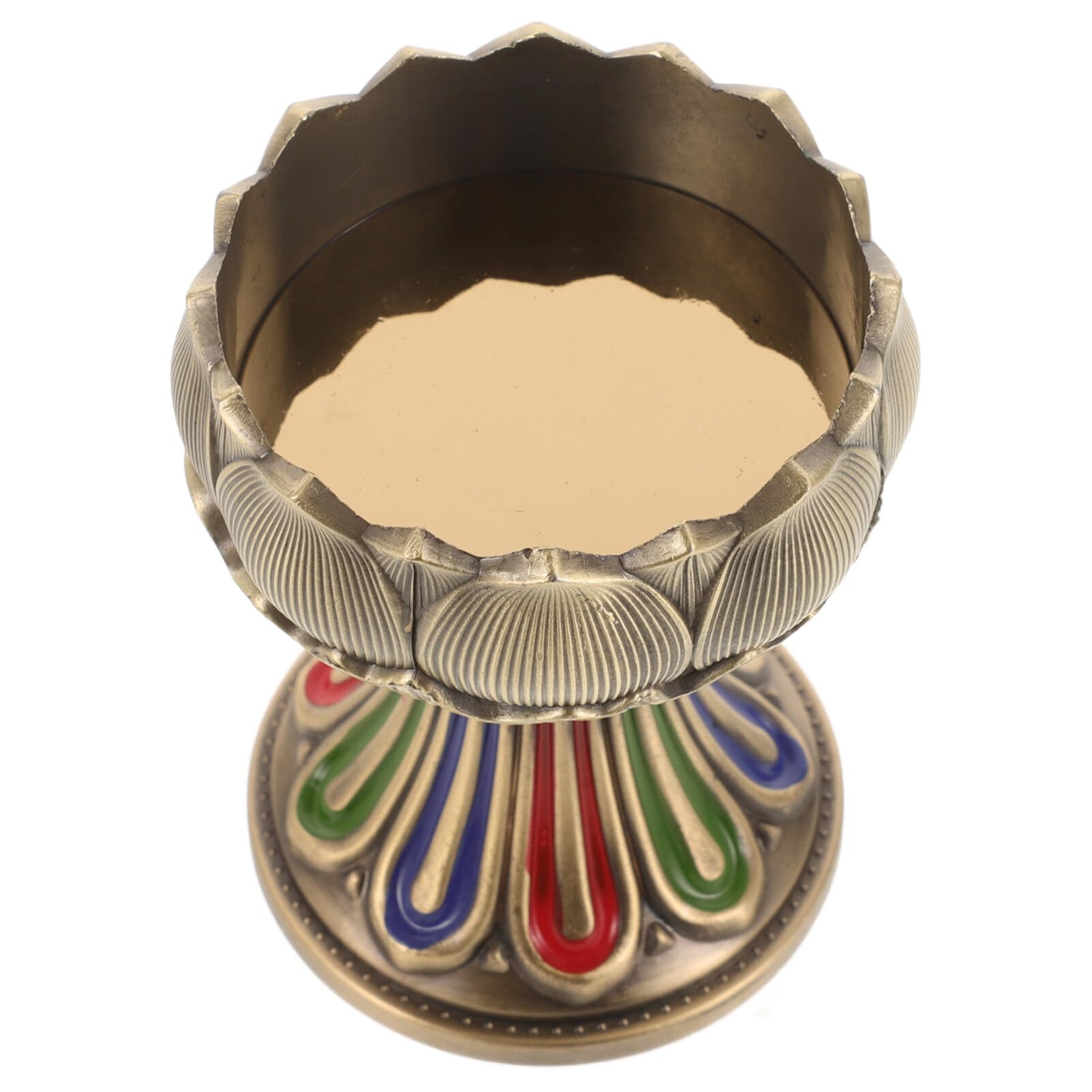 OSALADI Lotus Ghee Lamp Holder Lotus Tealight Candle Holders Votive Candle Holders Pillar Candle Holder for Wedding Party Baby Bride Shower Party Table Centerpieces