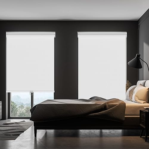 Miniatura 9 de Persianas opacas para ventanas, persianas con aislamiento térmico y anti-rayos ultravioleta, 100 % opacas, para ventanas interiores del hogar, sala