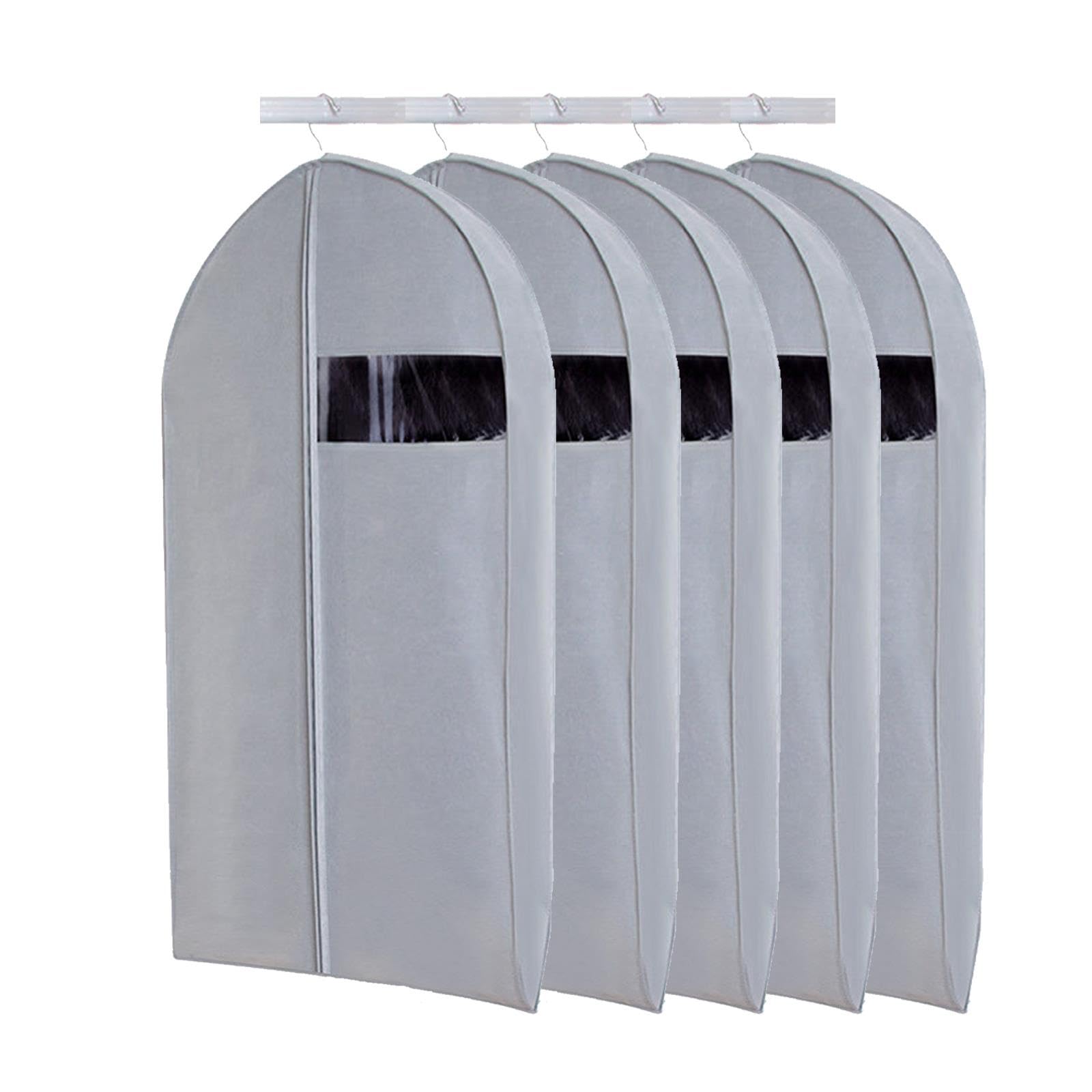 Paquete de 5 Fundas Ropa Armario Colgar de Tela no Tejida Resistente