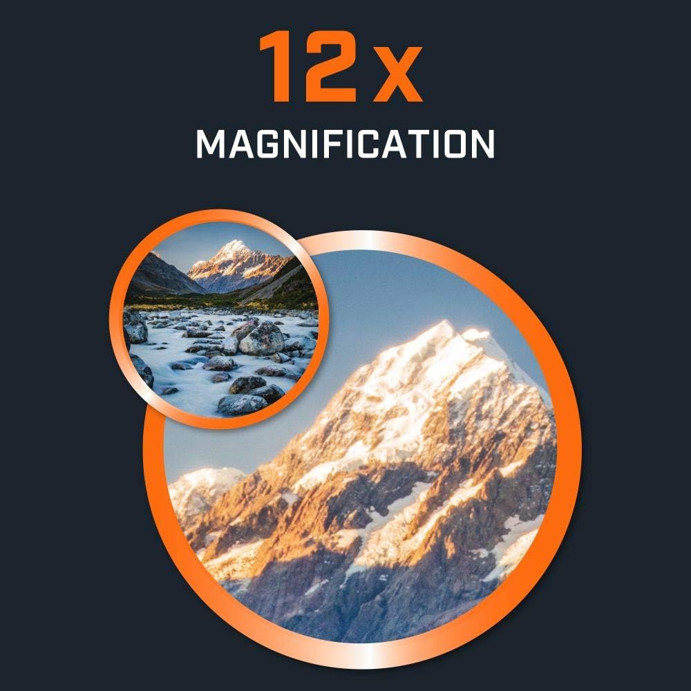 Bushnell PowerView 2 Binoculars, High-Definition Binoculars with Multi-Coated Lenses, Durable Aluminum Alloy Chassis, Wide Field of View, Ideal for Wildlife Observation, Hiking and Sporting Events