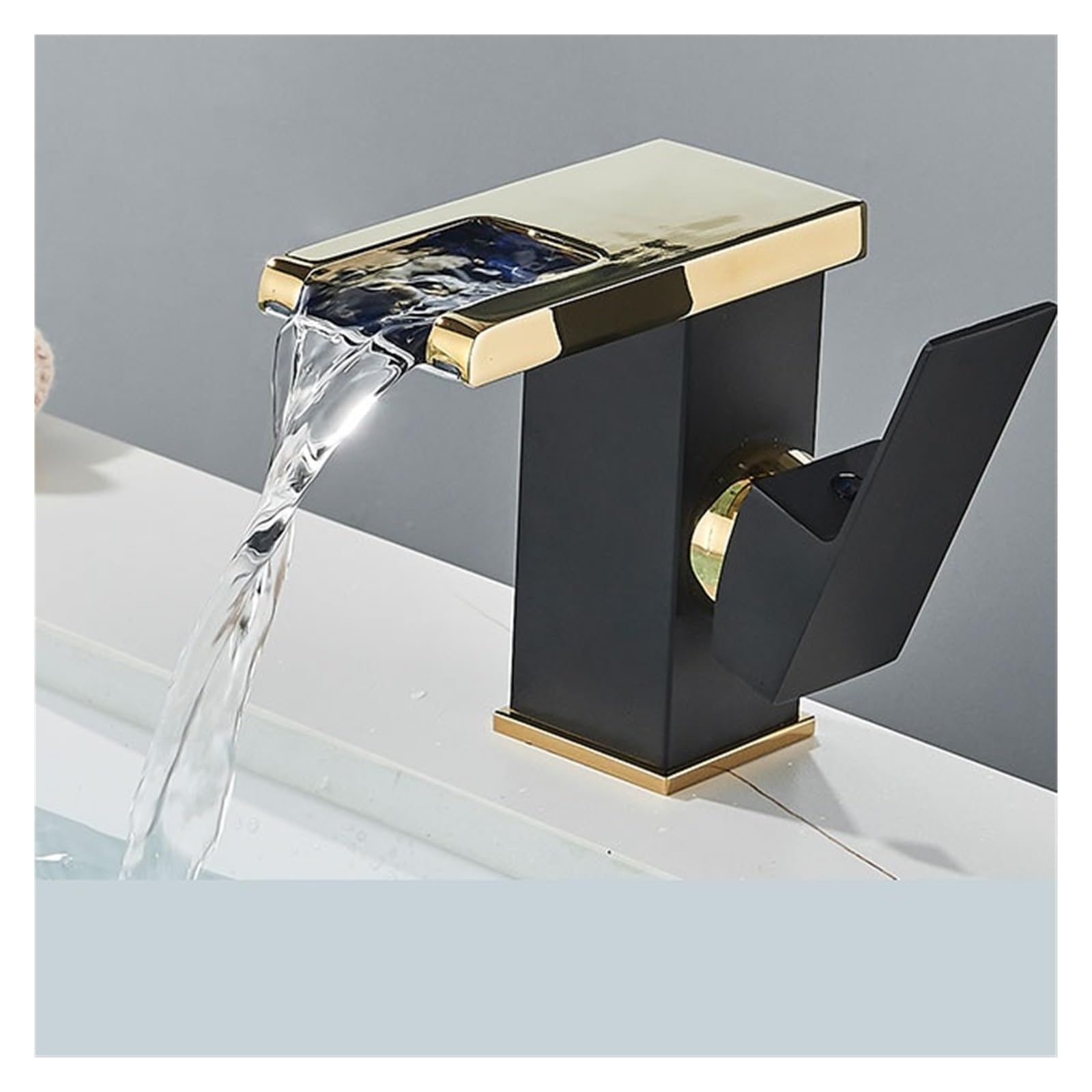 Robinet de lavabo électrique à LED anti-brûlure à commande précise
