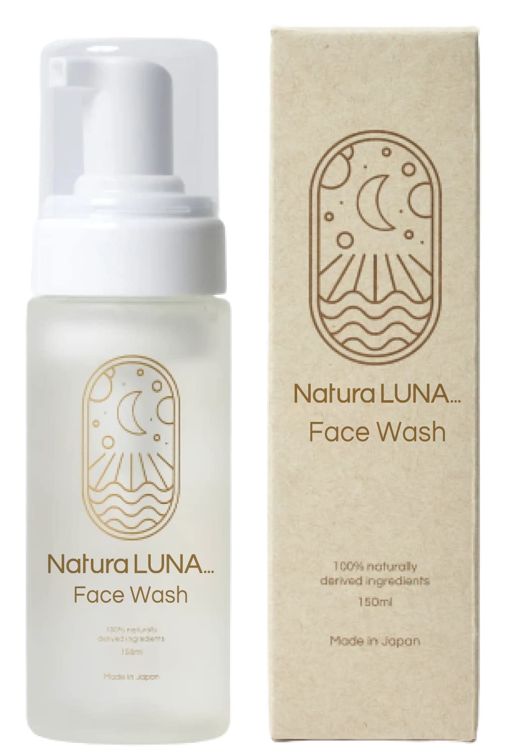 洗顔料 HANANA Amazon | NaturaLUNA (ナチュラルナ) 泡洗顔 150ml (無添加/100%天然