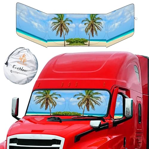 EcoNour Truck Sun Shade for Windshield & Windows