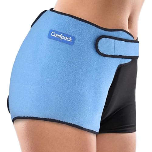 Comfpack Hip Ice Pack Wrap Hip Brace, Gel Cold Compression