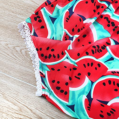 Tutina per neonata con anguria + fascia per