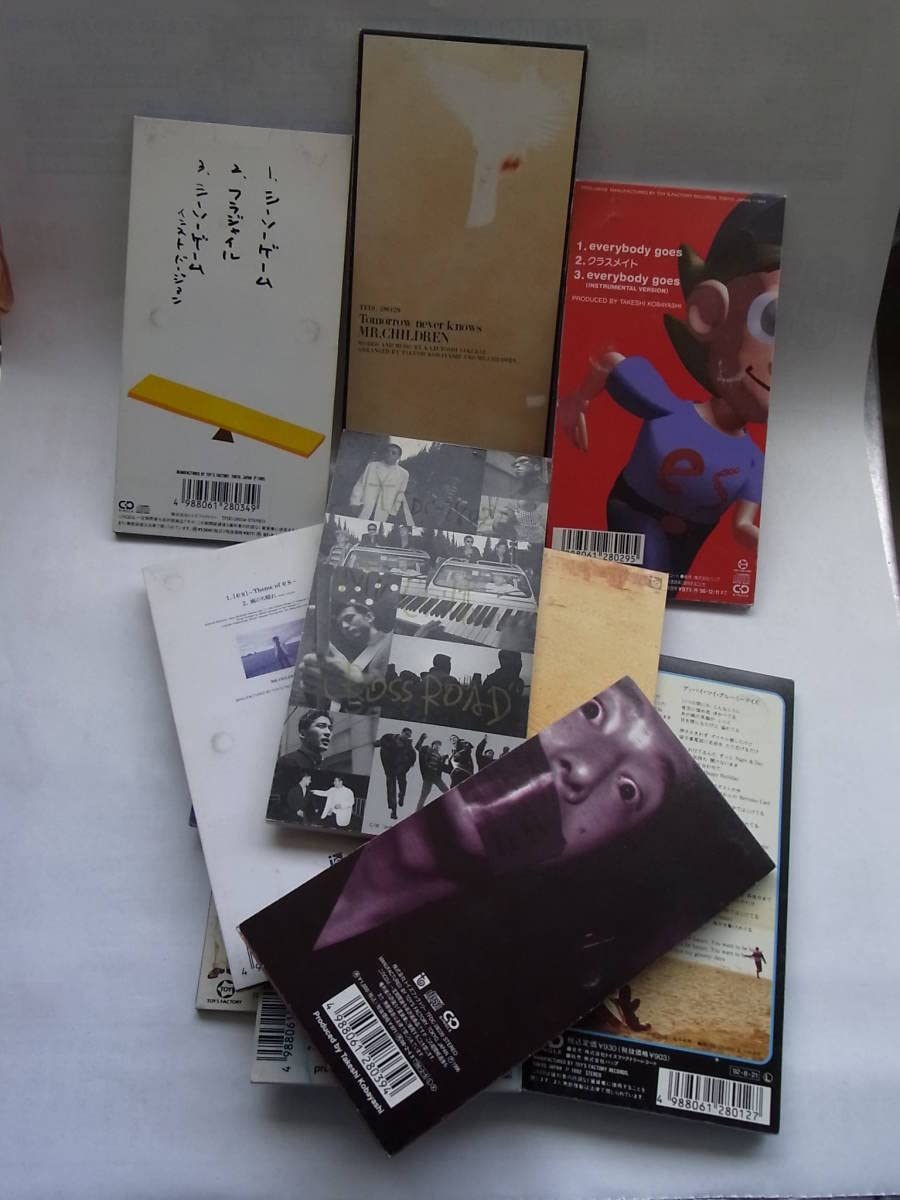Mr.Children シングルCDセット Amazon.co.jp【 mr.children 】 ミスターチルドレン初期シングルCD