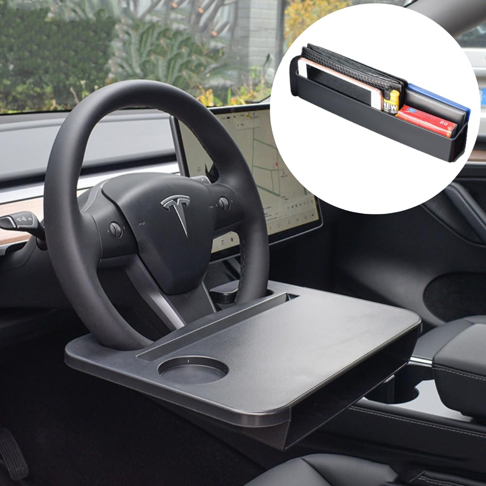 KenKei　ウォルナット　テーブル助手席側　ありがとうございます！ Amazon | Be Oshare 車ハンドルテーブル シートサイドポケット