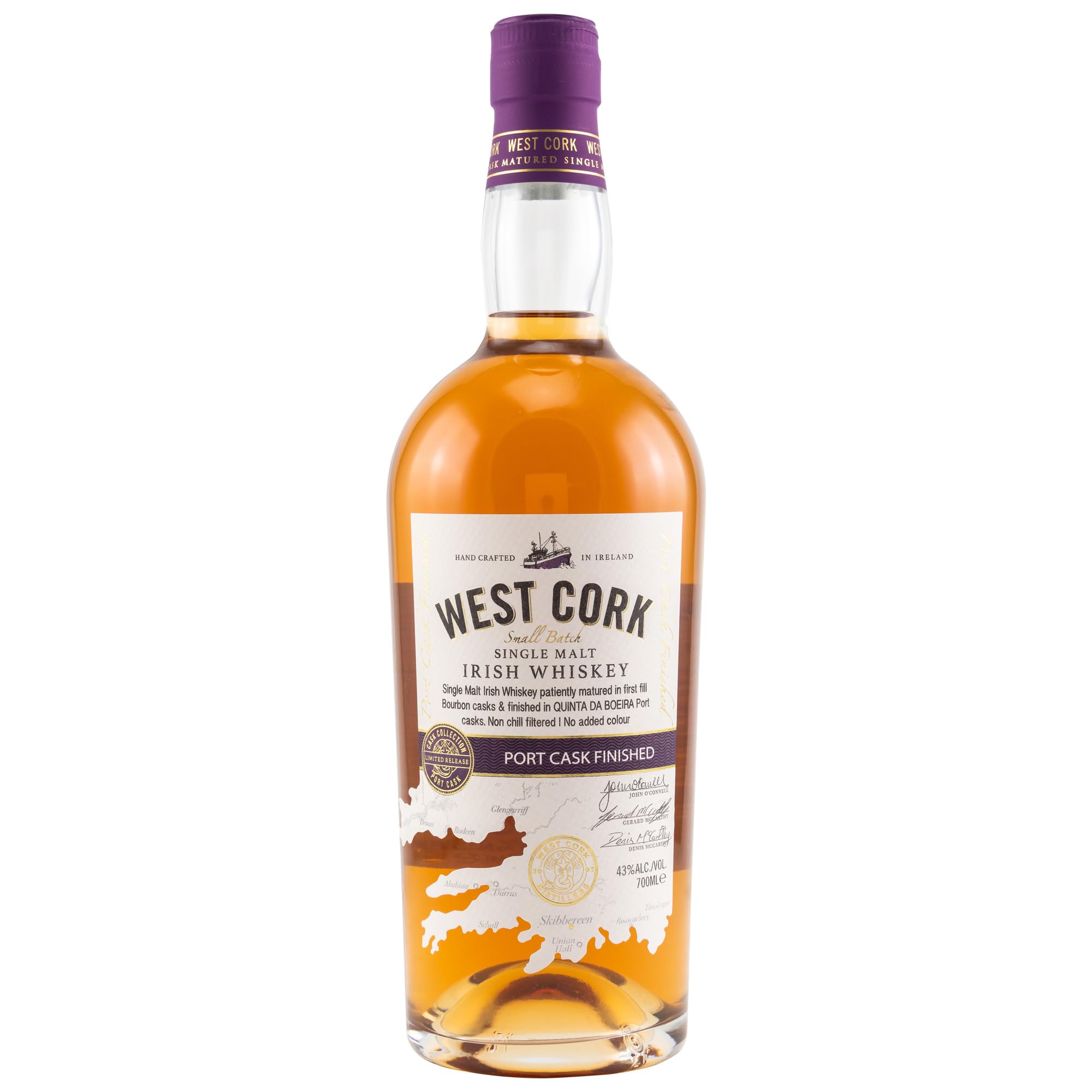 West Cork Single Malt - Port Cask Finish | 1x0.7L | Aus der vielleicht erfolgreichsten irischen…