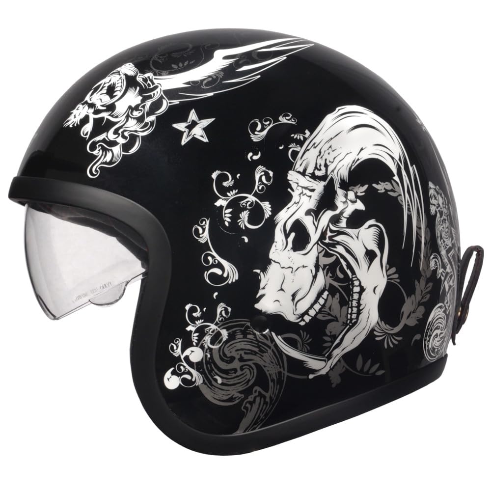 Amazon | CREST ジェットヘルメット/スタイリッシュインナーバイザー 