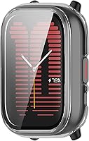 Vista 7 de Paquete de 6 fundas rígidas de policarbonato con protector de pantalla de vidrio templado compatible con Amazfit Active Smart Watch Bumper Guard