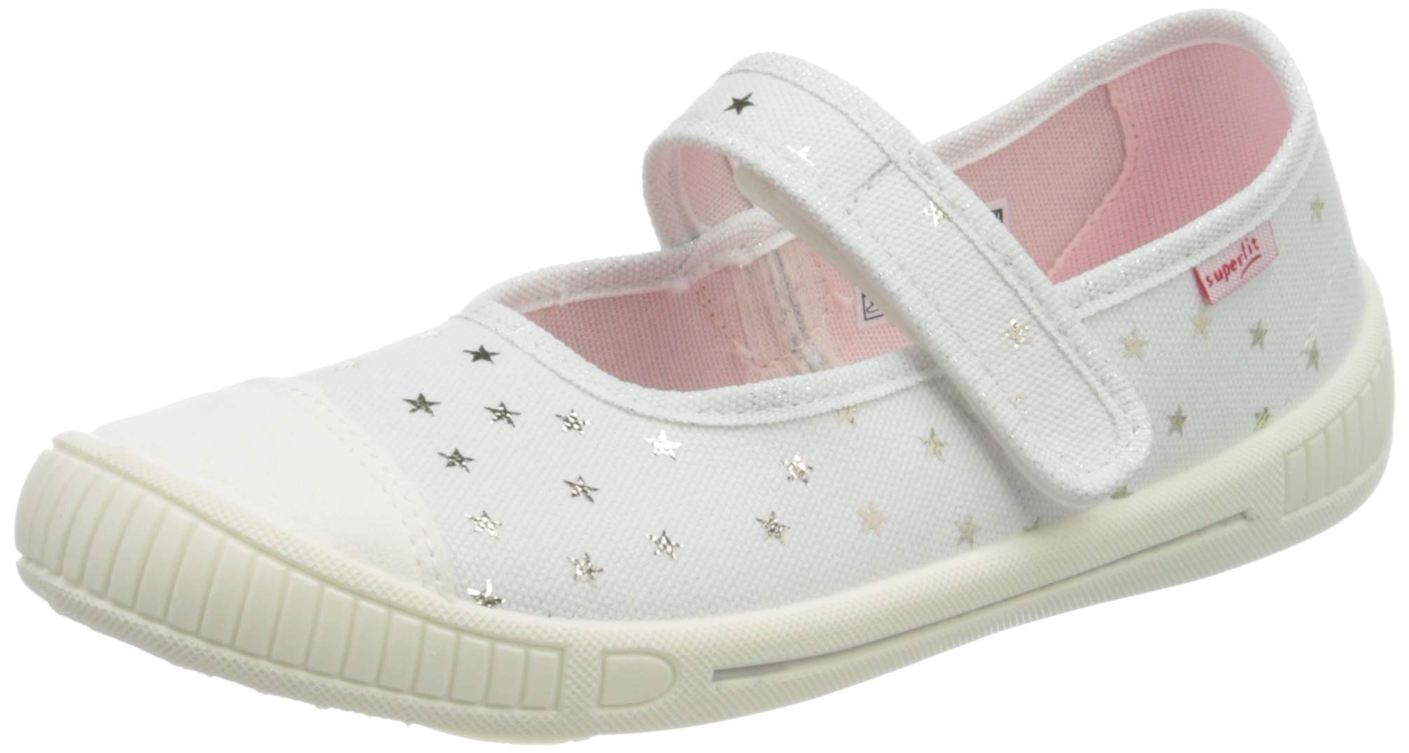 Superfit Girl's Bella Slippers, White, 11.5 UK Child
