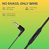 Vista 3 de HyperX Cloud Earbuds II – Controladores de 14mm, cuatro almohadillas, estuche de transporte de carcasa dura, enchufe de perfil bajo de 90°, enchufe