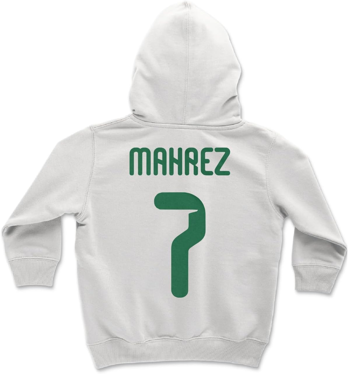 Algeria Soccer Fans Mahrez 7 Jersey Style Toddler Hooded Sweatshirt