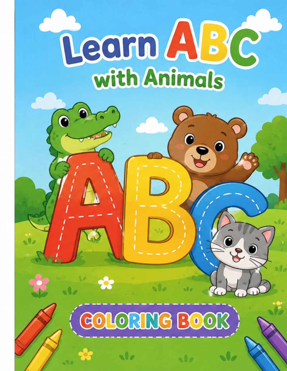 Learn ABC with Animals: Teaching the alphabet with the names of animals and developing coloring skills. Suitable for ages one to six years.