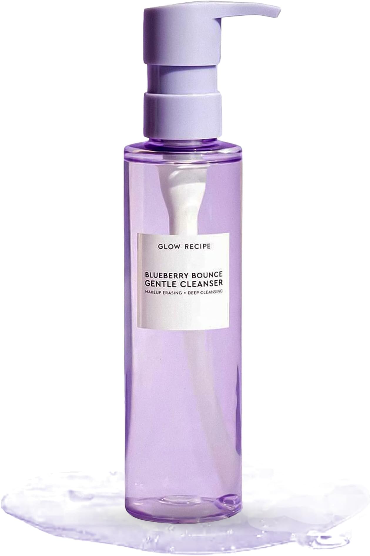Blueberry Bounce Exfoliating Face Wash - Foaming Facial Cleanser, Makeup Remover & Clarifying Mask - Hydrating Hyaluronic Acid & Gentle AHA for Sensitive Skin - Korean Skincare, 160ml