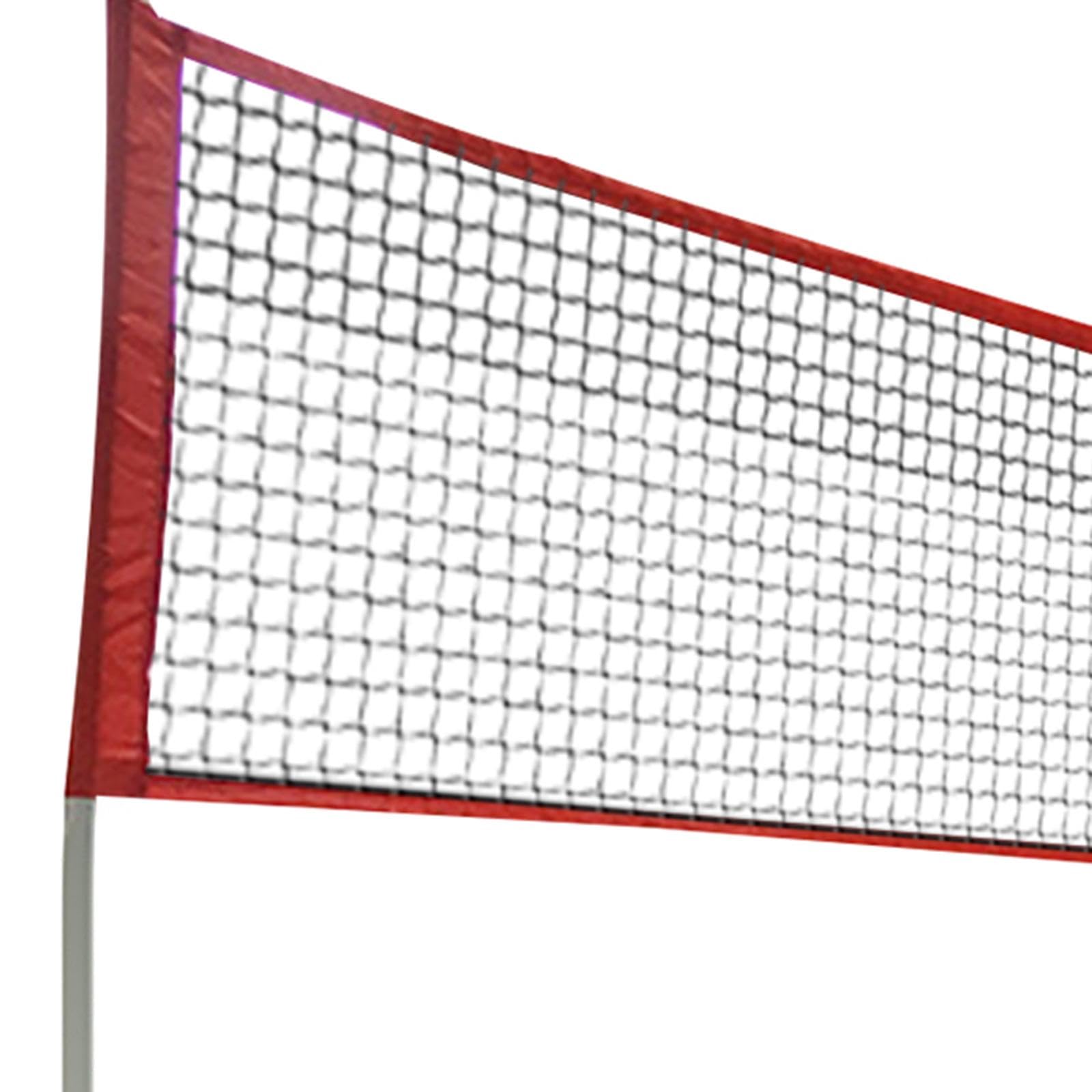 Red Voleibol Exterior Resistente con Estacas | altura variable, 20 pies de juego, para entrenamiento y partidos