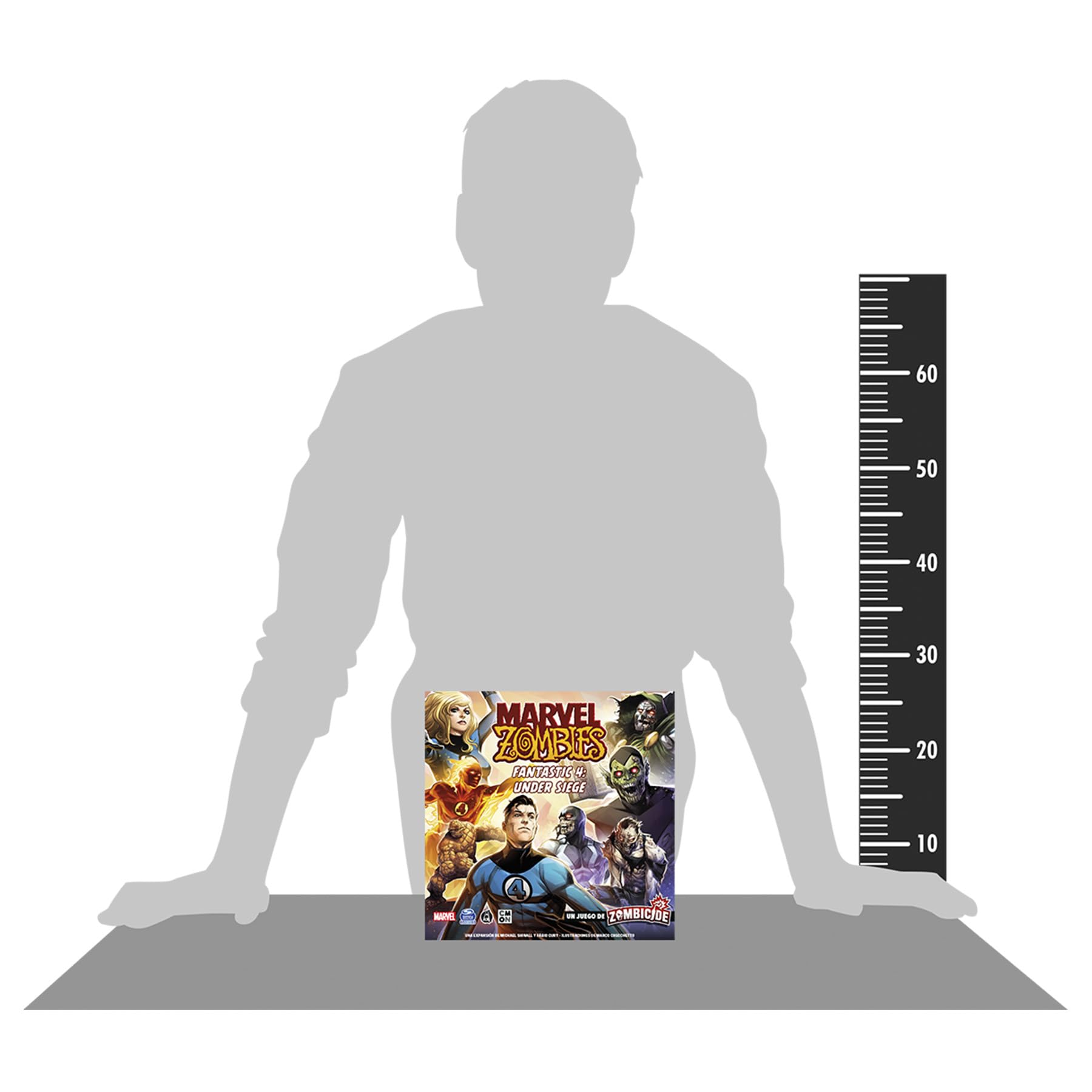 CMON | Marvel Zombies: Fantastic 4 Under Siege | Espansione | Gioco da Tavolo Cooperativo nell'Apocalisse Zombie | A partire da 14 Anni | Da 1 a 6 Giocatori | 60 Minuti per Partita | Italiano