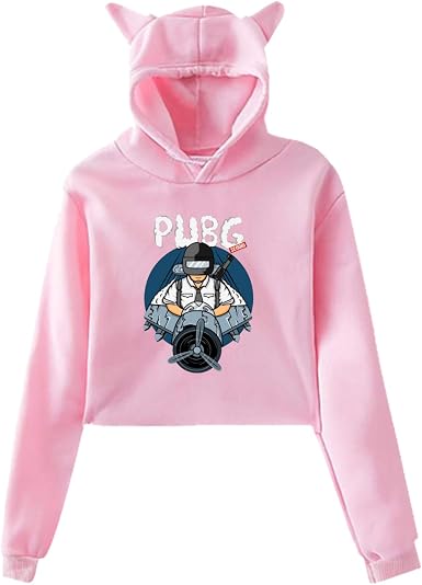 Amazon.com: PU-BG Mobile Classic - Suéter corto con orejas de gato,  elástico moderado, adecuado para mujeres, M : Ropa, Zapatos y Joyería