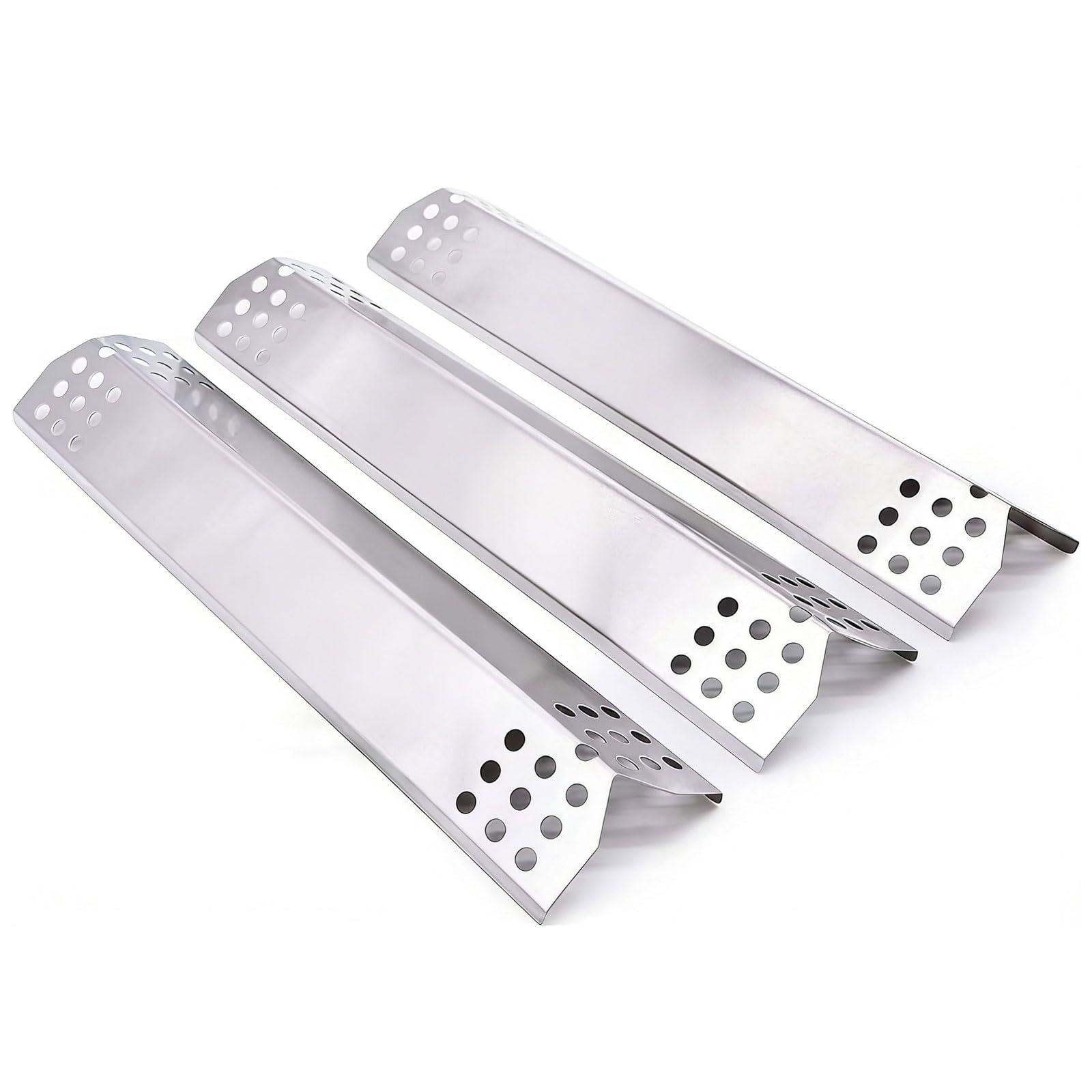 37cm Heat Plate for Beefeater 3, Napoleon, Nexgrill, Grillmaster, Charbroil, Broilmaster, Stainless Steel Flame Tamer, Heat Shield, 3 Pack