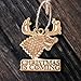 Ornament - Christmas is Coming - Raw Wood 4x3in