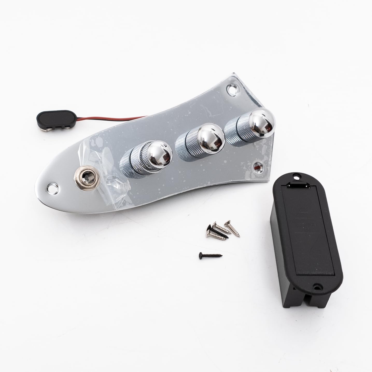 Placa de control precableada, placa de control cargada, arnés de cableado, kit de actualización de preamplificador de graves conmutable activo/pasivo para Fender Jazz Bass piezas de repuesto para bajo