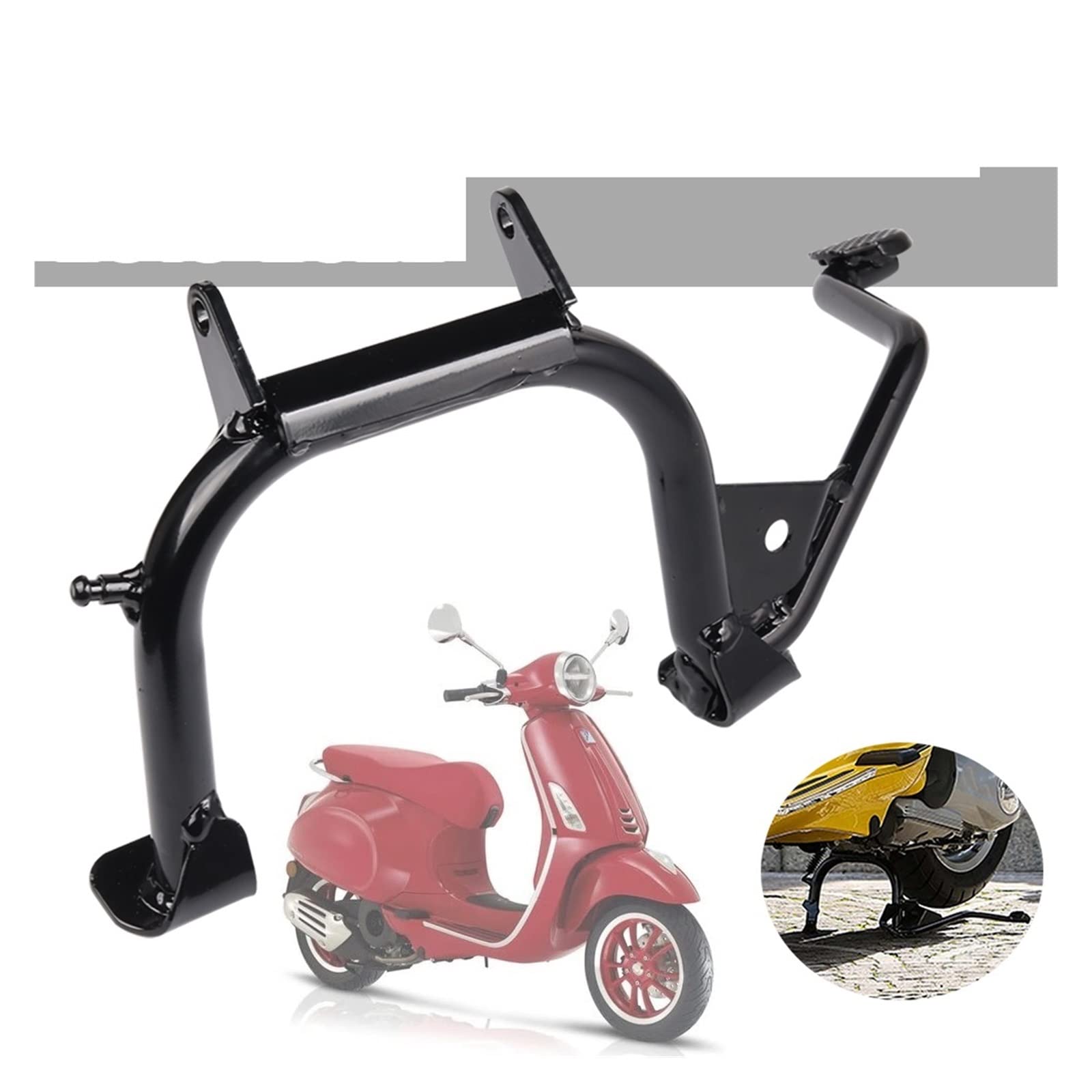 Motorcycle Kickstand Center Central Parking Stand Compatible With Vespa Sprint 150 Primavera 150 2013-2022 Accessories Holder Support