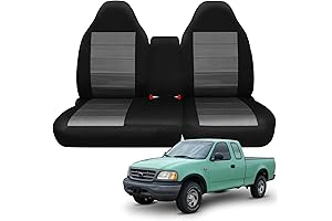 SAPUBK Custom-Fit Front Seat Covers, Fit for 1997-2000 Ford F-150 Pickup 40/60...