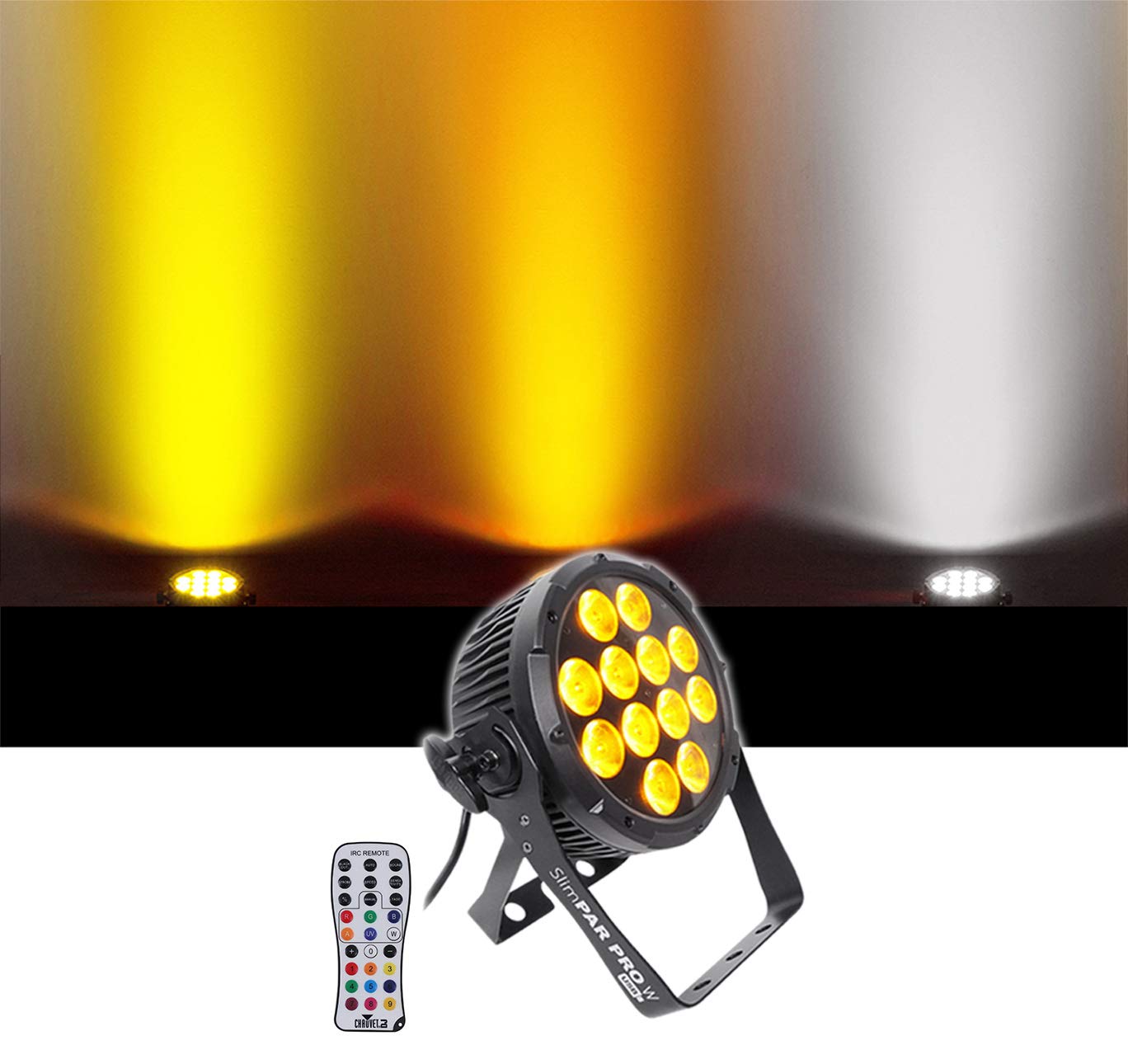 CHAUVET DJ SlimPar Pro W USB LED Par Can Wash Light Fixture+Remote