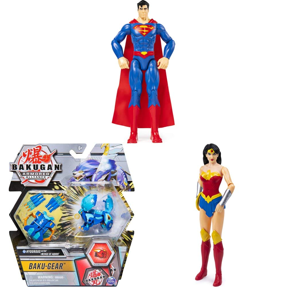 Buy DC Comics 12 Inch SUPERMAN Action Figure with 30 cm WONDER WOMAN