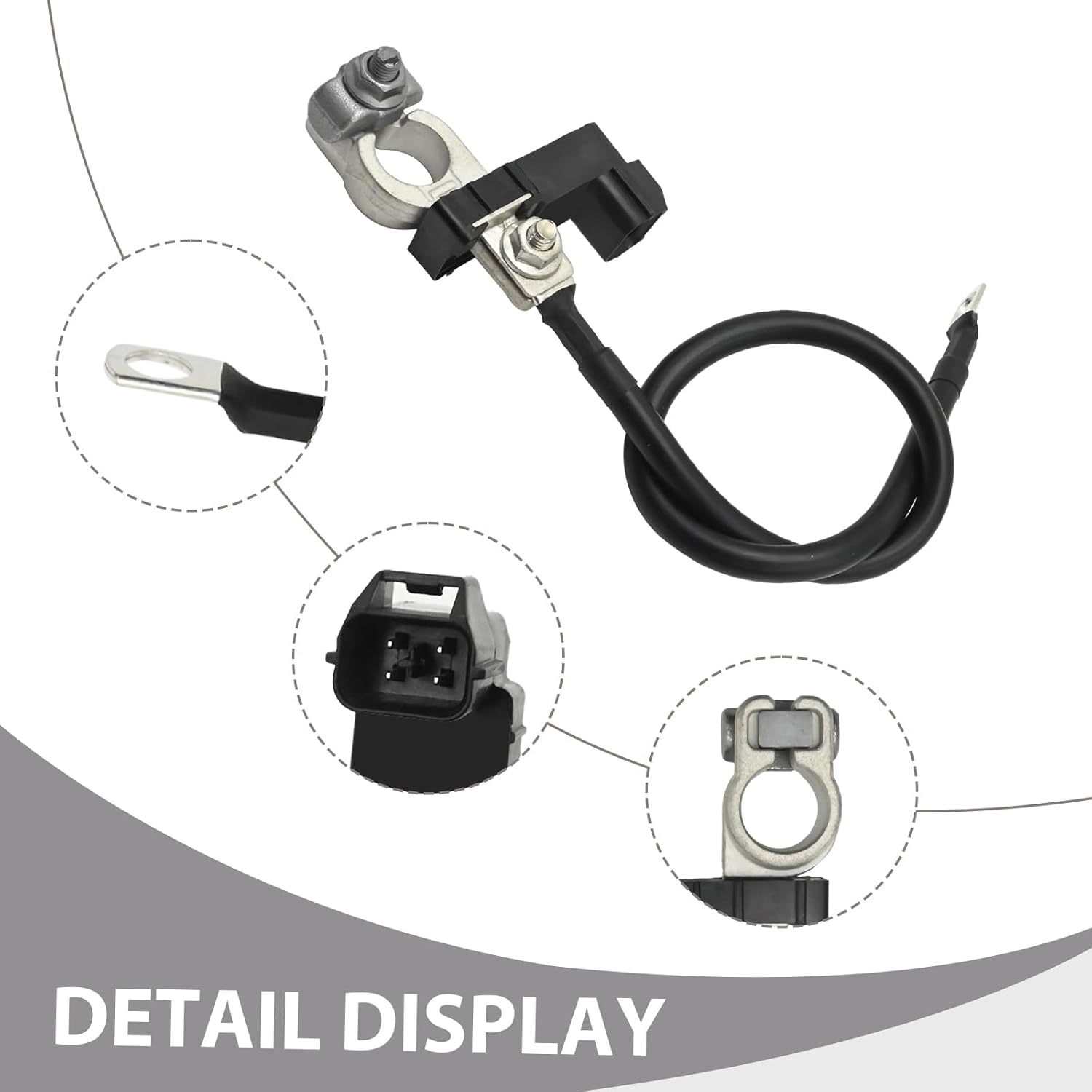 37180-3X001 Battery Negative Sensor Replacement Cable, Replacement for Hyundai Elantra Elantra GT Elantra Coupe 2011-2017, Replaces 37180-3X000