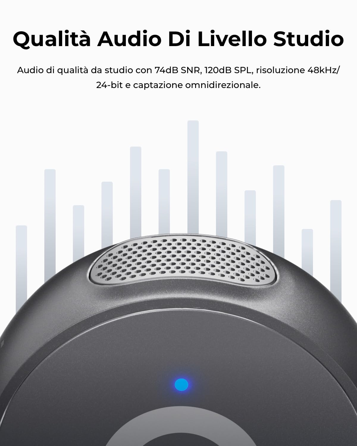 OBSBOT VOX - Microfono wireless per streaming live