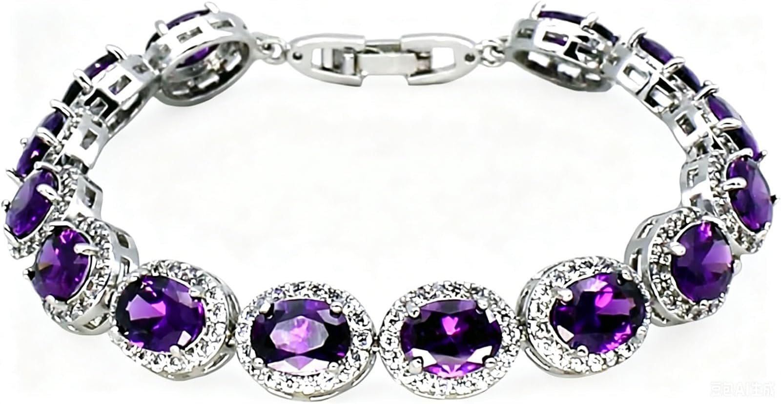 Hermosa Multi Gemstone Tennis Bracelets Classic Fashion Tennis Bracelet Adjustable Size 7-8 Inch