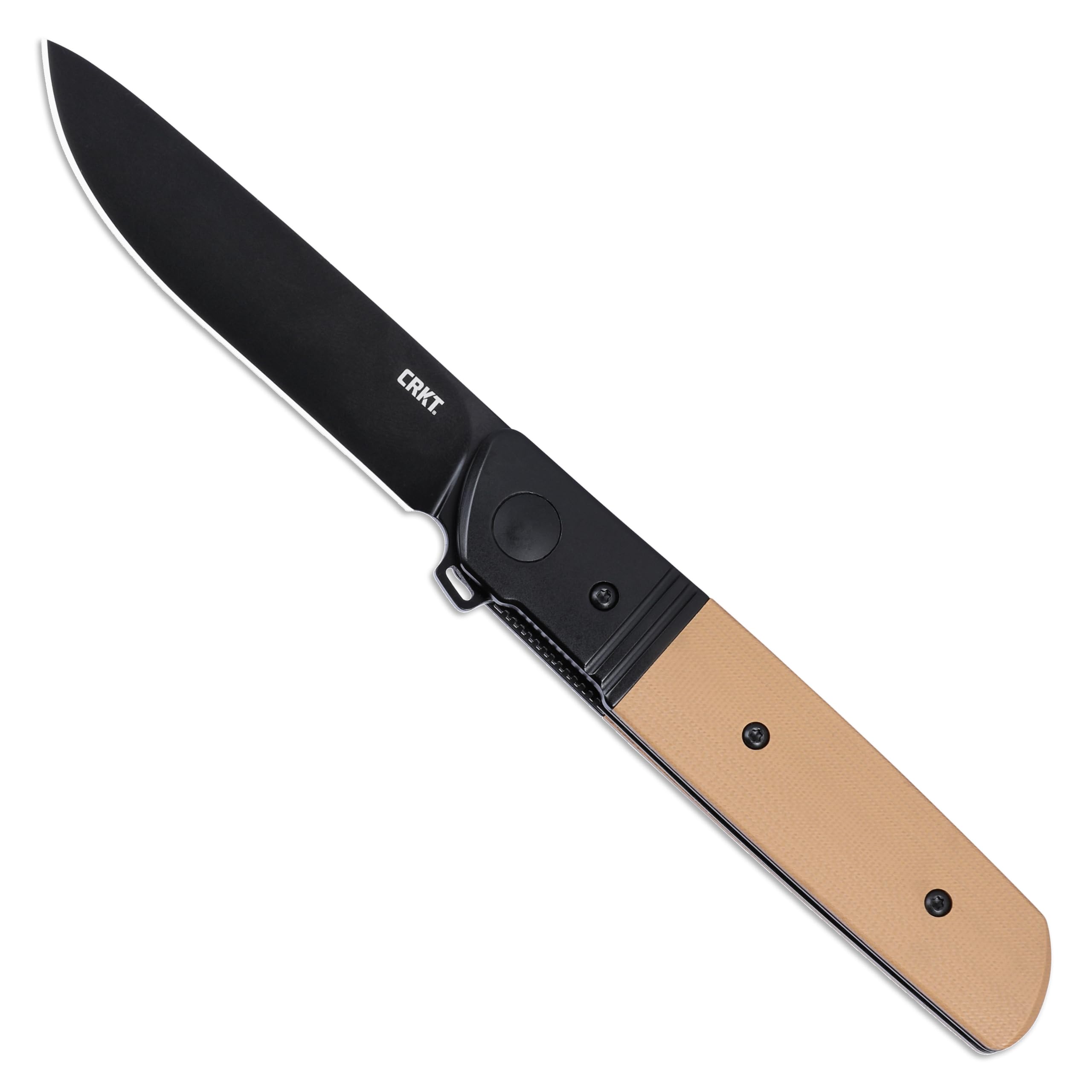 Amazon.com: CRKT Bamboozled Black and Tan Everyday Carry EDC