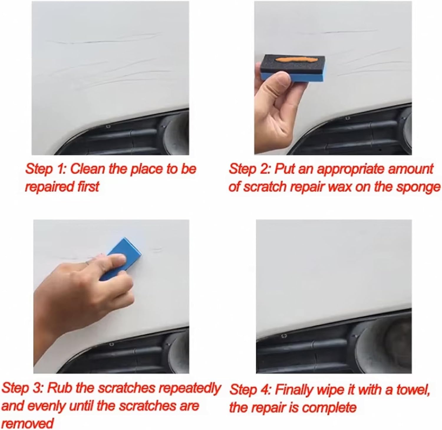 Quick Invisible Scratch Repair Cream for Vehicle Body Professional Car Scratch Remover for Paint Repair