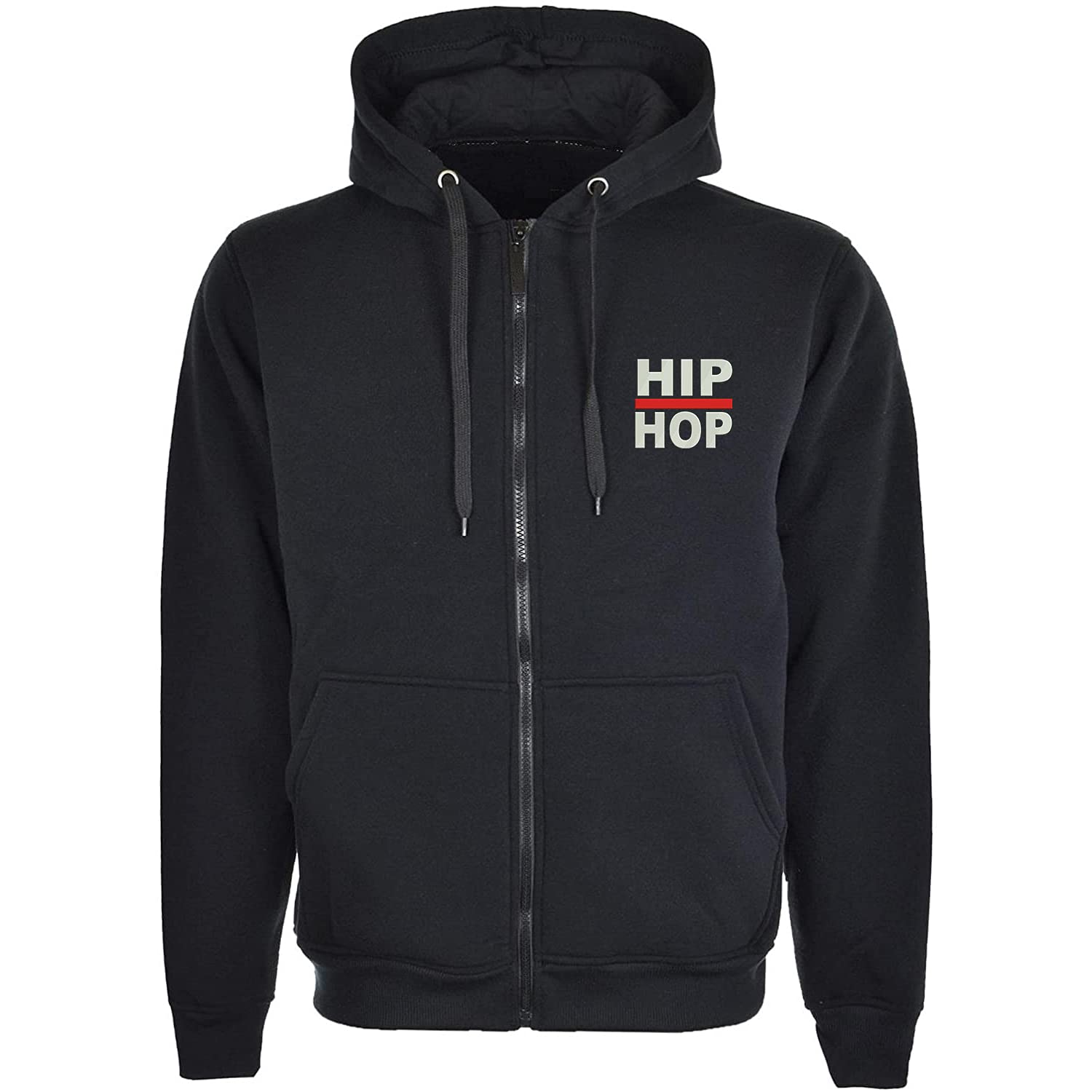 Felpa con cappuccio unisex in cotone ricamato con logo Hip Hop