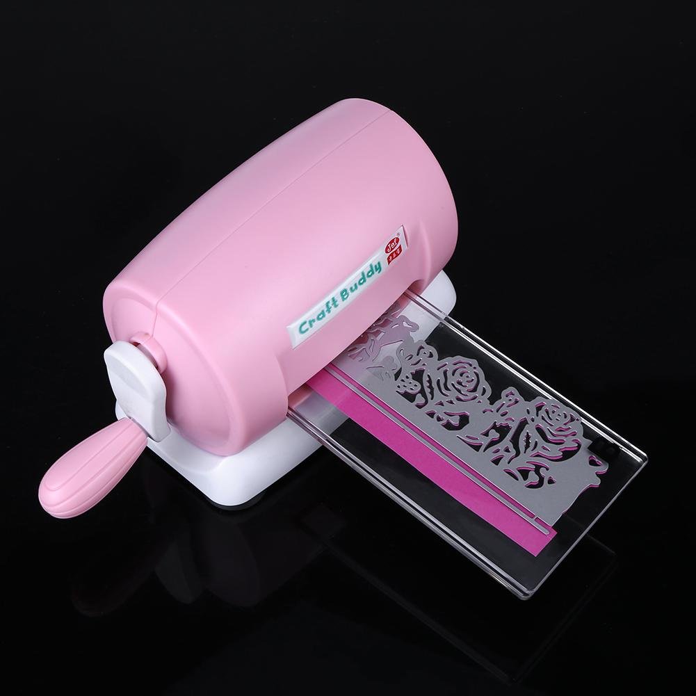 WANGQI Mini machine de découpe et de gaufrage - En plastique - Pour la fabrication de cartes et le scrapbooking