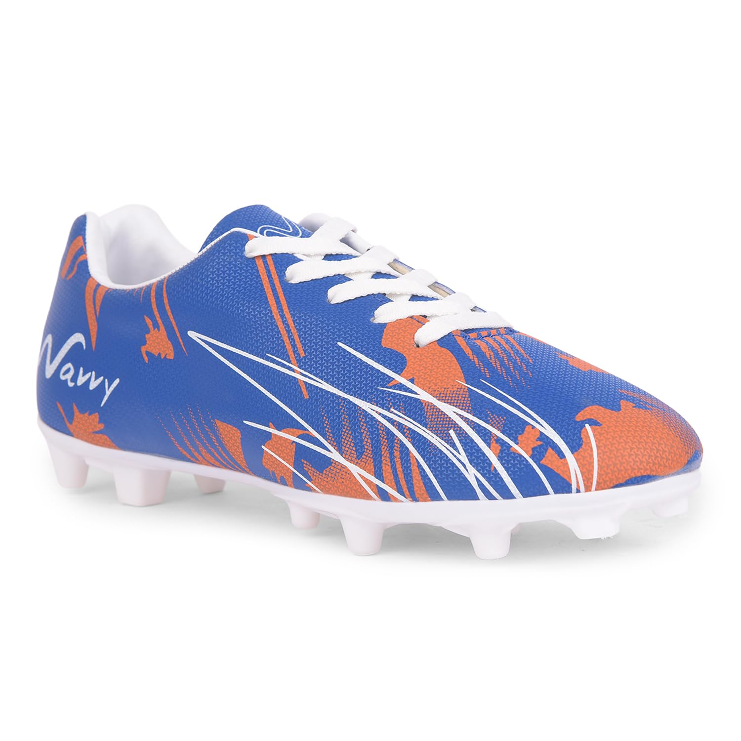 Wavvy Football Shoes for Mens | Lightweight PVC Synthetic Leather Upper, High Shear Strength TPU Sole | Football Studs for Adult, Men & Boys | Football Cleats | Football Sports Shoes-picture-17