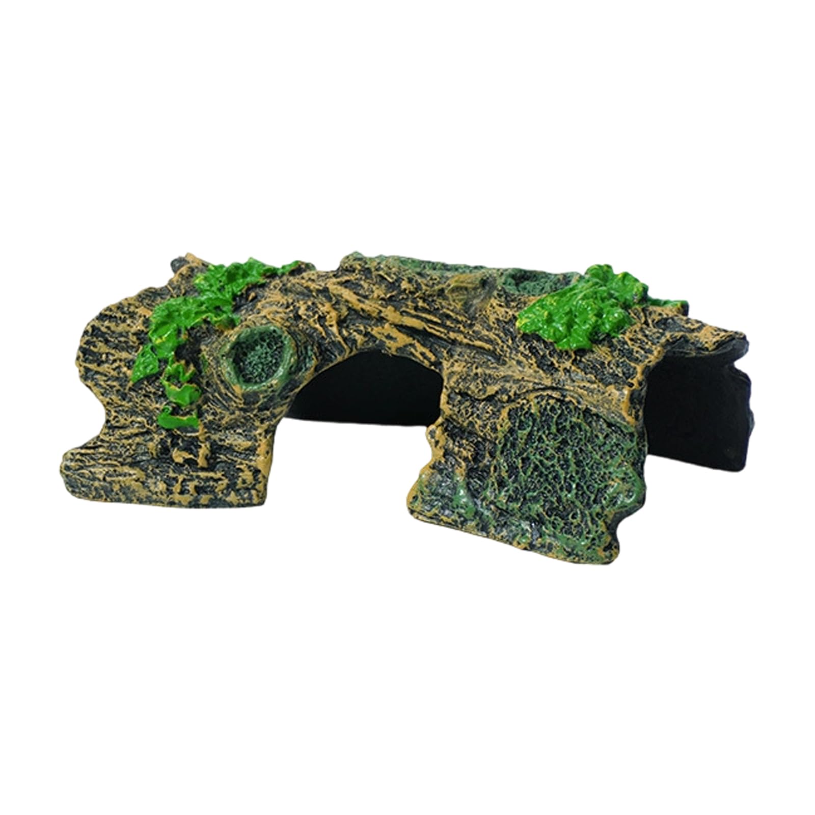 LUCKGONI Fishtank Artificial Cave Rock Landscape Fish Tanks Decorations for Aquariums Terrarium Shrimp Bark Ornaments Habitat