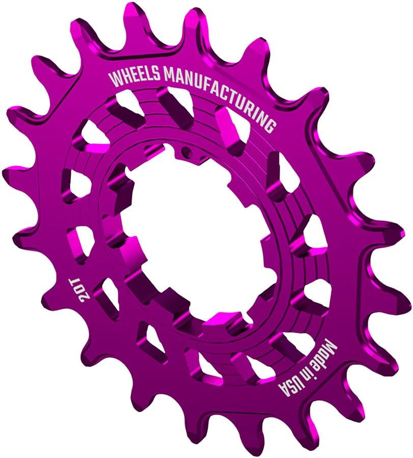 Wheels Mfg Solo-HG Singlespeed Cog, 20t, Purple