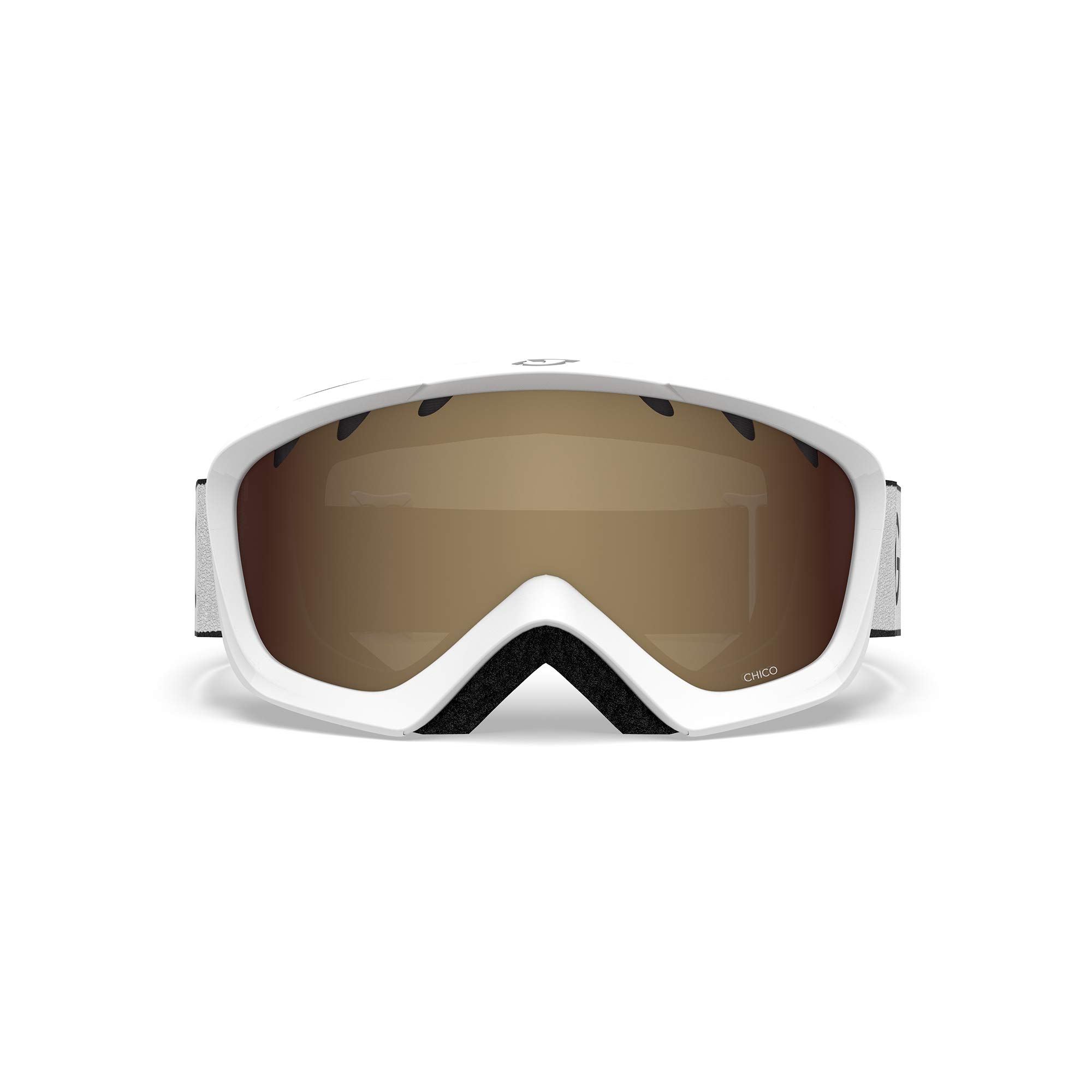 Amazon.com: Giro Chico Youth Snow Goggle - White Zoom Strap with